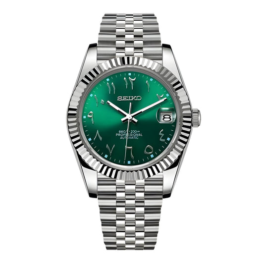 Seiko Royal Green Arabic Dial Mod